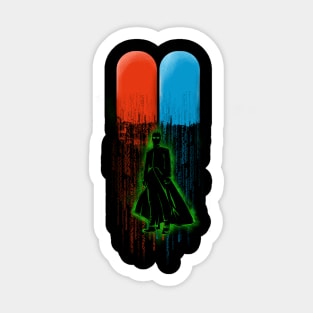 Red Pill, Blue Pill Sticker